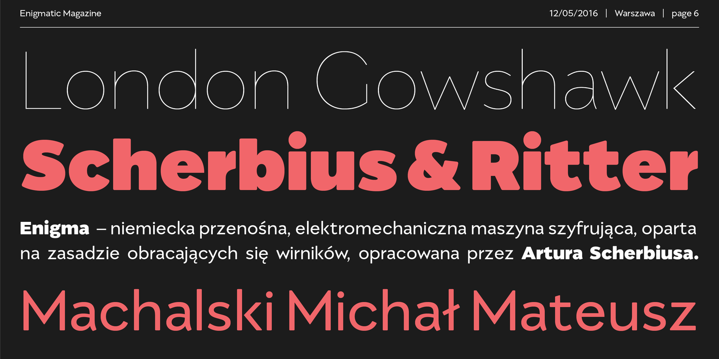 Font Migrena Grotesque